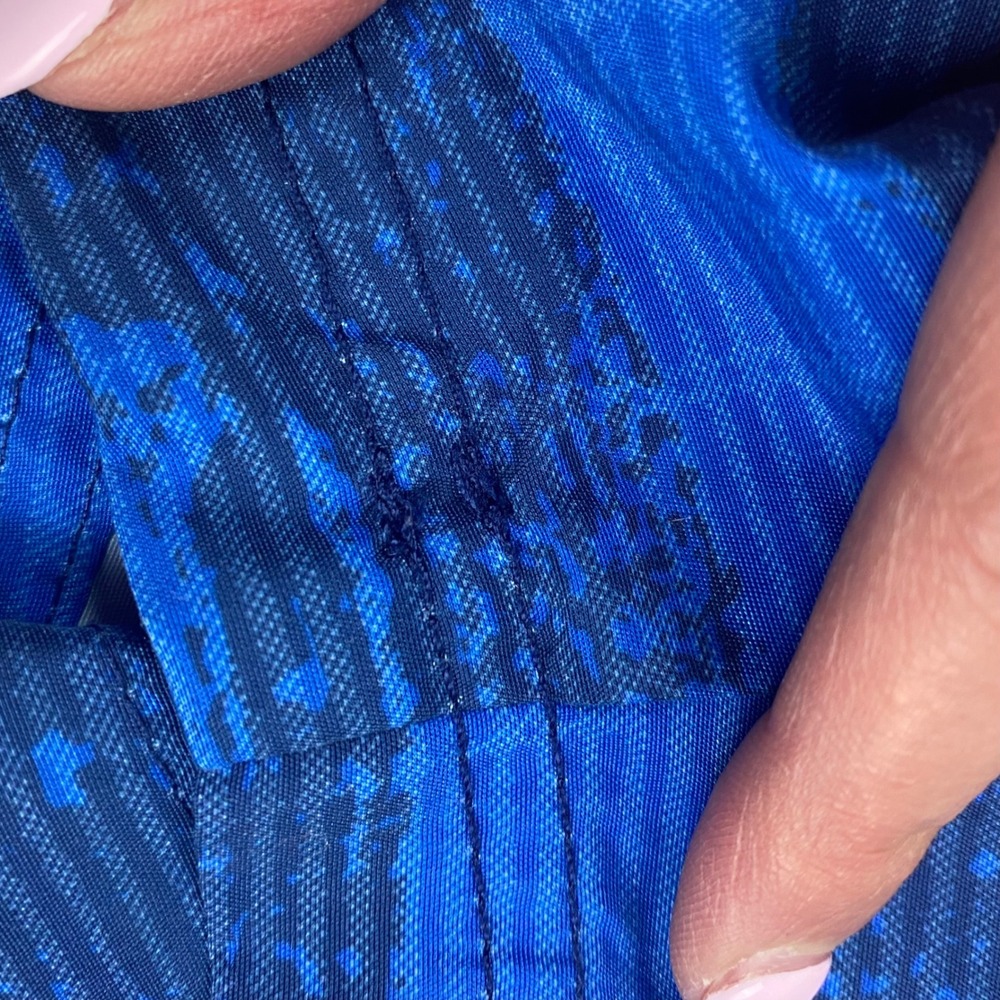 iXtreme Boys Blue Space Dye Striped Swim Trunks Youth Size 14 Mesh Lined - Picture 8 of 9